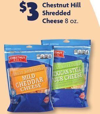 Family Dollar Chestnut hill shredded cheese offer