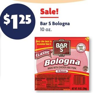 Family Dollar Bar s bologna offer