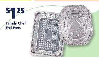 Family Dollar Family chef foil pans offer
