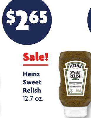 Family Dollar Heinz sweet relish offer