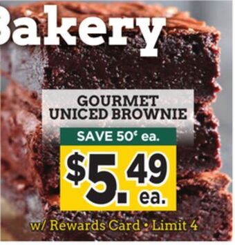 Dearborn Market Gourmet uniced brownie offer