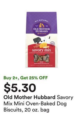 Petco Savory mix mini oven-baked dog biscuits, 20 oz. bag offer