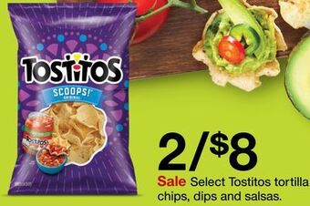 Target Select tostitos tortilla chips, dips and salsas offer