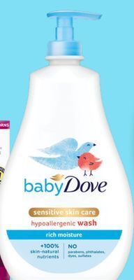 Target Baby dove 20-oz. hypoallergenic wash. offer