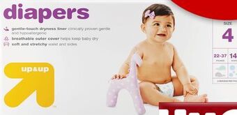 Target Up & up 148-ct. giant-pack diapers offer