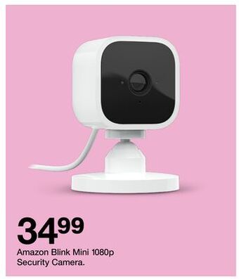 Target Amazon blink mini 1080p security camera. offer