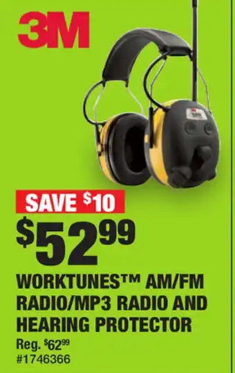 Workrunes Am/Fm Radio/MP3 Radio And Hearing Protector