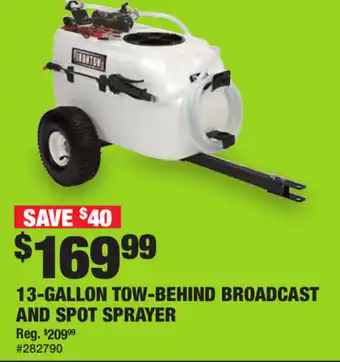 13-Gallon Tow-Behind Broadcast And Spot Sprayer