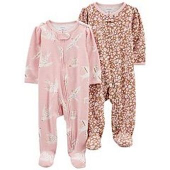 Kohl's Baby carter's 2-pack 2-way zip footie sleep & plays offer