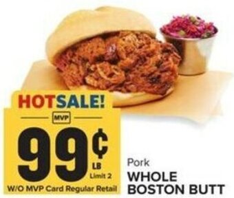 Food Lion Pork WHOLE BOSTON BUTT offer