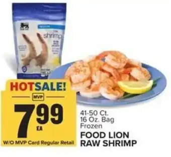 Food Lion 41-50 Ct. 16 Oz. RAW SHRIMP offer