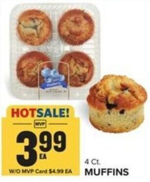 Food Lion 4 Ct. MUFFINS offer