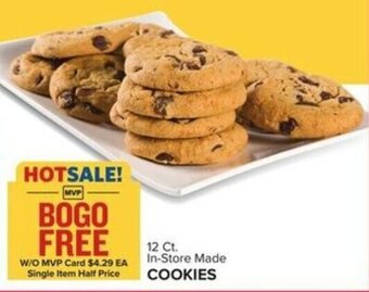 Food Lion 12 Ct. In-Store Made COOKIES offer