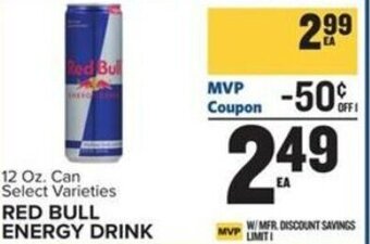 Food Lion 12 Oz. Can Select Varieties RED BULL ENERGY DRINK offer