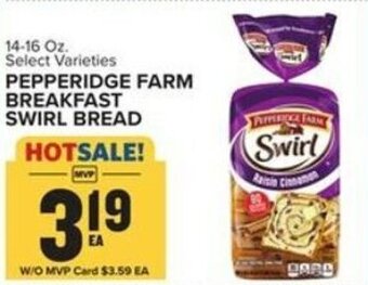Food Lion PEPPERIDGE FARM BREAKFAST SWIRL BREAD offer