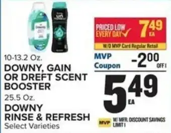 Food Lion DOWNY, GAIN OR DREFT SCENT BOOSTER offer