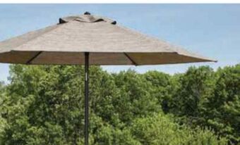 Ace Hardware 9' umbrella brown offer