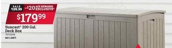 Ace Hardware Suncast® 200 gal. deck box offer