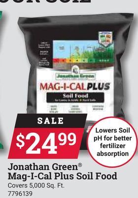 Ace Hardware Jonathan green® mag-i-cal plus soil food offer