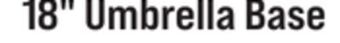 Ace Hardware 18 umbrella base offer