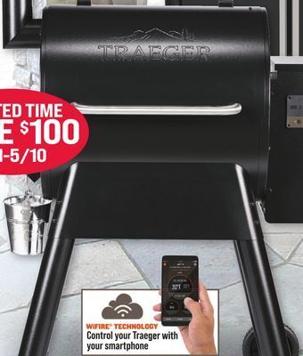 Ace Hardware Traeger® pro series 575 wood pellet grill offer