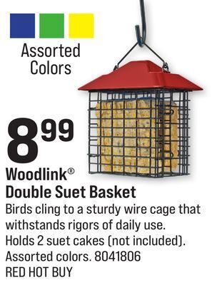 Ace Hardware Woodlink® double suet basket offer