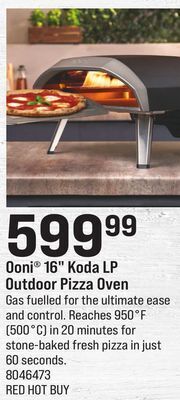 Ace Hardware Ooni® 16 koda lp outdoor pizza oven offer