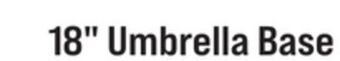 Ace Hardware 18 umbrella base offer