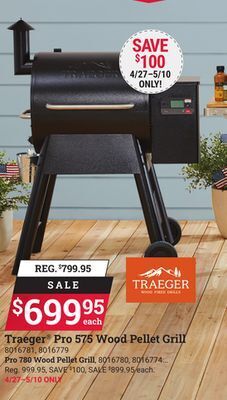 Ace Hardware Traeger® pro 575 wood pellet grill offer