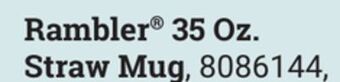 Ace Hardware Yeti rambler® 35 oz. straw mug offer