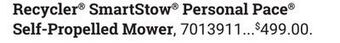 Ace Hardware Toro recycler smartstow personal pace self-propelled mower offer