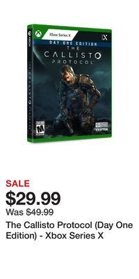 Game Stop The callisto protocol (day one edition) - xbox series x offer