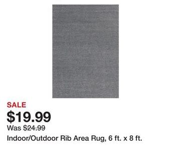 Tractor Supply Company Indoor/outdoor rib area rug, 6 ft. x 8 ft. offer