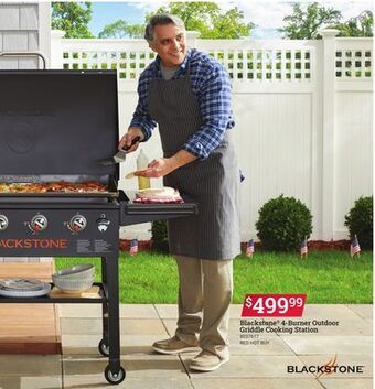 Ace Hardware Blackstone® 4-burner outdoor griddle cooking station offer