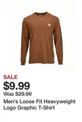 Tractor Supply Company Men's loose fit heavyweight logo graphic t-shirt offer