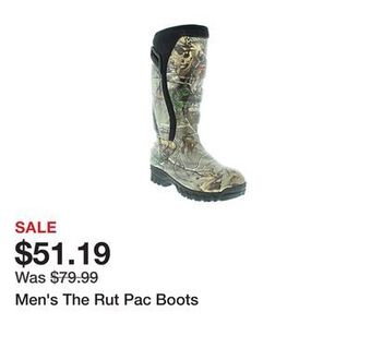 Tractor Supply Company Men's the rut pac boots offer