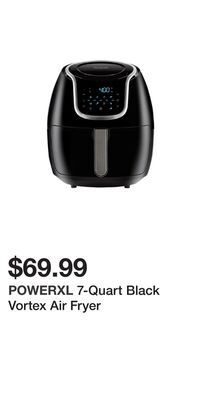 Big Lots 7-quart black vortex air fryer offer