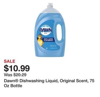 Office Depot Dawn® dishwashing liquid, original scent, 75 oz bottle offer