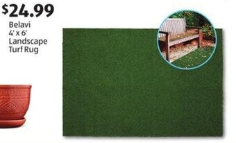 Aldi Belavi 4x6 Landscape Turf Rug offer