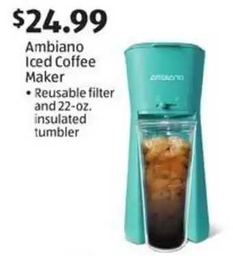 Aldi Ambiano Iced Coffee Maker offer