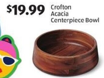 Aldi Crofton Acacia Centerpiece Bowl offer