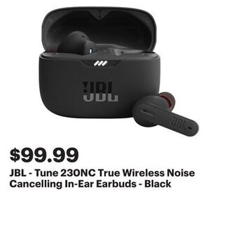 Best Buy Jbl - tune 230nc true wireless noise cancelling in-ear earbuds - black offer