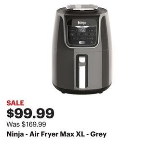 Best Buy Ninja - air fryer max xl - grey offer