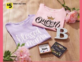 Dollar General Mother's day t-shirts offer