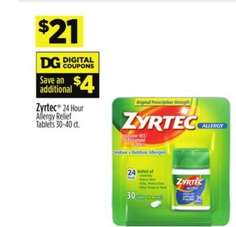 Dollar General Zyrtec® offer