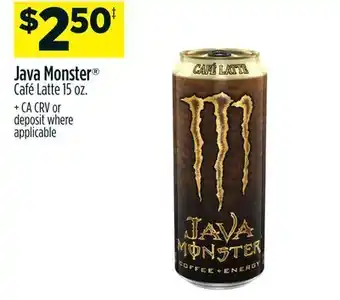 Dollar General Java monster® café latte offer