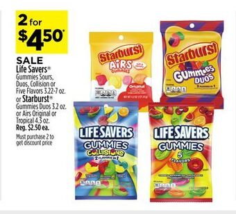 Dollar General Life savers® starburst® offer