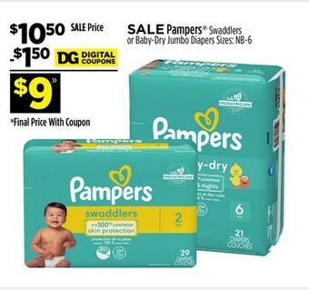Dollar General Pampers® offer