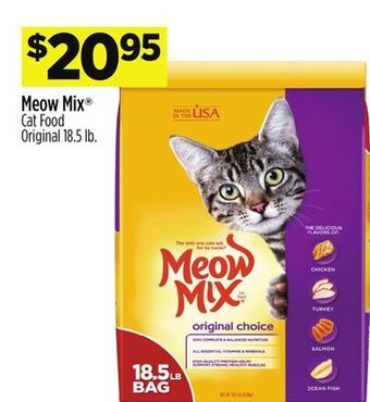 Dollar General Meow mix® cat food original offer