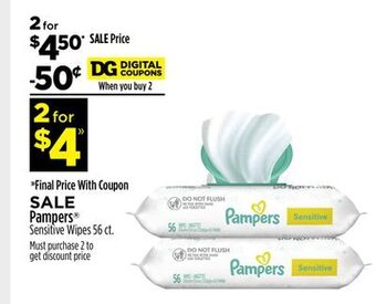 Dollar General Pampers® offer